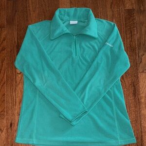 Columbia Sportswear Quarter Zip Fleece Long Sleeve Pullover Size XL